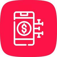 Digital Money Creative Icon Design vector