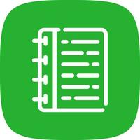 Notebook Creative Icon Design vector