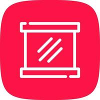 Mirror Creative Icon Design vector