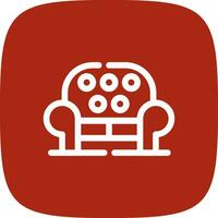 Sofa Creative Icon Design vector