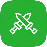 Swords Creative Icon Design vector