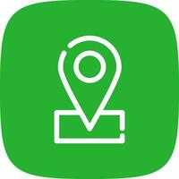 Location Pin Creative Icon Design vector