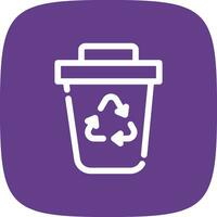 Garbage Creative Icon Design vector
