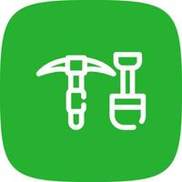 Material Mining Creative Icon Design vector