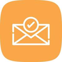 Email Creative Icon Design vector