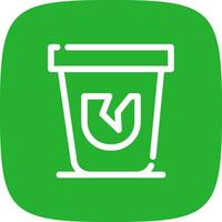 Trash Creative Icon Design vector