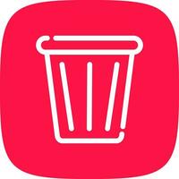 Trash Creative Icon Design vector