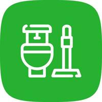 Toilet Creative Icon Design vector