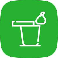 Garbage Creative Icon Design vector