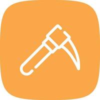 Pickaxe Creative Icon Design vector