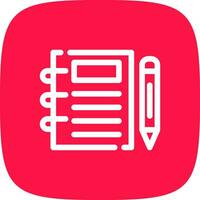 Notebook Creative Icon Design vector
