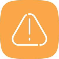 Warning Creative Icon Design vector