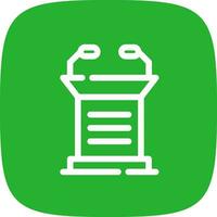 Lectern Creative Icon Design vector