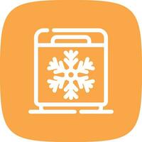 Freezer Creative Icon Design vector