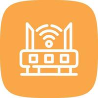 Router Creative Icon Design vector