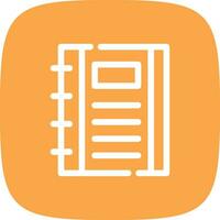Notebook Creative Icon Design vector