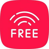 Free Wifi Creative Icon Design vector