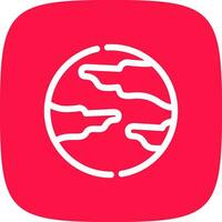 Mars Creative Icon Design vector