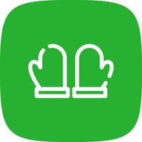 Kitchen Glove Creative Icon Design vector