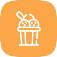 Ice Cream Creative Icon Design vector