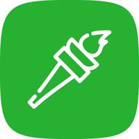 Torch Creative Icon Design vector