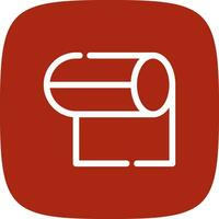 Tissue Roll Creative Icon Design vector