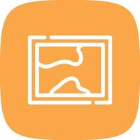 Map Creative Icon Design vector