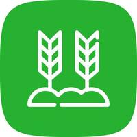 Wheat Creative Icon Design vector