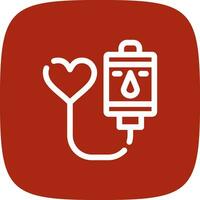 Blood Donation Creative Icon Design vector