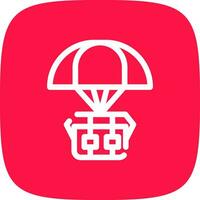 Airdrop Creative Icon Design vector
