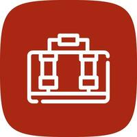 Suitcase Creative Icon Design vector