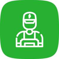 Electrician Creative Icon Design vector