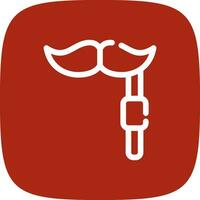 Moustache Creative Icon Design vector