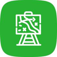 Map Creative Icon Design vector