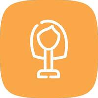 Wig Creative Icon Design vector
