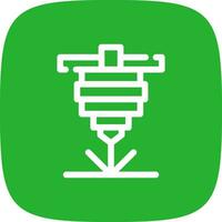 Laser Cutting Creative Icon Design vector