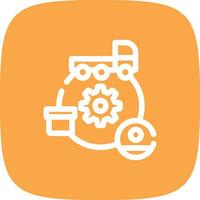 Supply Chain Creative Icon Design vector