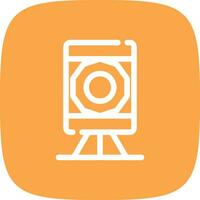 Theodolite Creative Icon Design vector