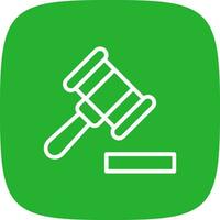 Gavel Creative Icon Design vector