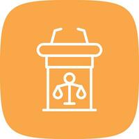 Tribune Creative Icon Design vector