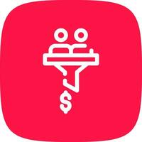 Conversion Rate Creative Icon Design vector