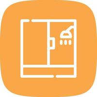 Shower Creative Icon Design vector