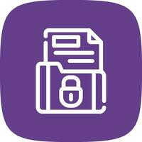 Confidential Creative Icon Design vector