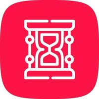 diseño de icono creativo de reloj de arena vector