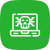 diseño de icono creativo de malware vector