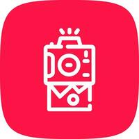 Instant Camera Creative Icon Design vector