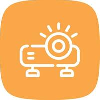 Projector Creative Icon Design vector