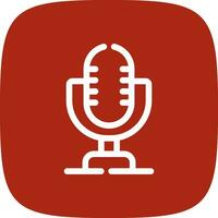 Microphone Creative Icon Design vector