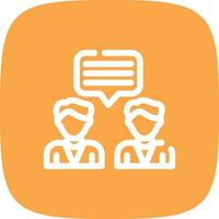 Dialogue Creative Icon Design vector