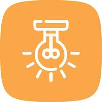 Light Bulb Creative Icon Design vector